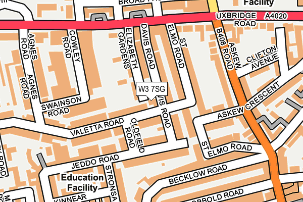 W3 7SG map - OS OpenMap – Local (Ordnance Survey) W3 7SG map - OS OpenMap – Local (Ordnance Survey)