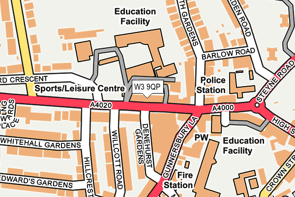 W3 9QP map - OS OpenMap – Local (Ordnance Survey) W3 9QP map - OS OpenMap – Local (Ordnance Survey)