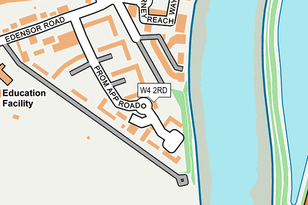 W4 2RD map - OS OpenMap – Local (Ordnance Survey) W4 2RD map - OS OpenMap – Local (Ordnance Survey)