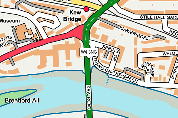 W4 3NG map - OS OpenMap – Local (Ordnance Survey) W4 3NG map - OS OpenMap – Local (Ordnance Survey)