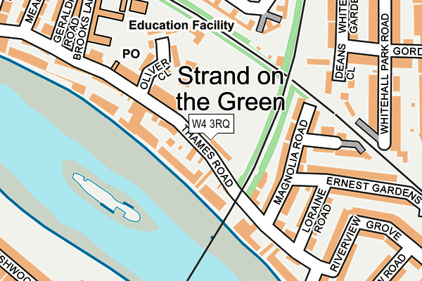 W4 3RQ map - OS OpenMap – Local (Ordnance Survey) W4 3RQ map - OS OpenMap – Local (Ordnance Survey)