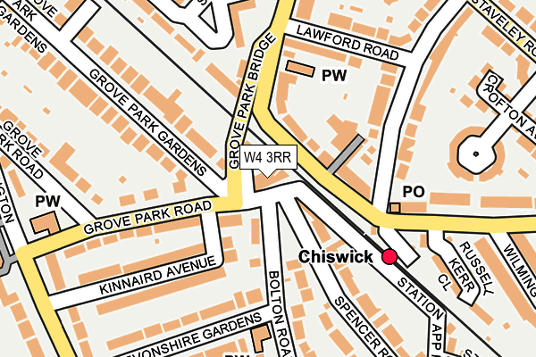 W4 3RR map - OS OpenMap – Local (Ordnance Survey) W4 3RR map - OS OpenMap – Local (Ordnance Survey)