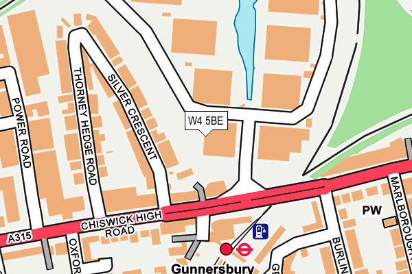 W4 5BE map - OS OpenMap – Local (Ordnance Survey) W4 5BE map - OS OpenMap – Local (Ordnance Survey)