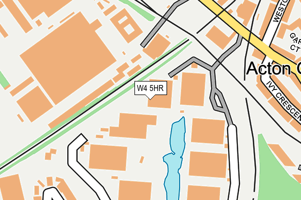 W4 5HR map - OS OpenMap – Local (Ordnance Survey) W4 5HR map - OS OpenMap – Local (Ordnance Survey)