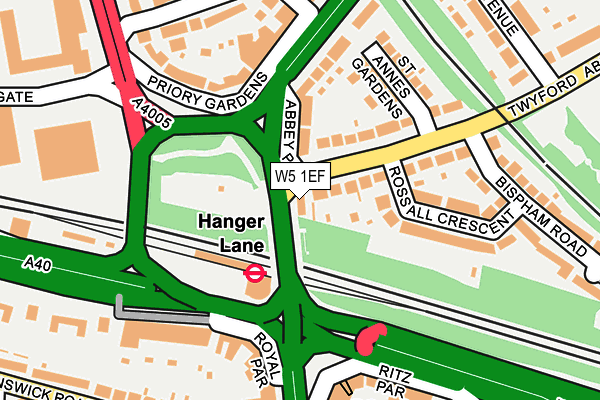 W5 1EF map - OS OpenMap – Local (Ordnance Survey) W5 1EF map - OS OpenMap – Local (Ordnance Survey)