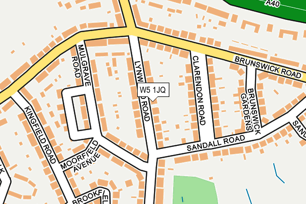 W5 1JQ map - OS OpenMap – Local (Ordnance Survey) W5 1JQ map - OS OpenMap – Local (Ordnance Survey)