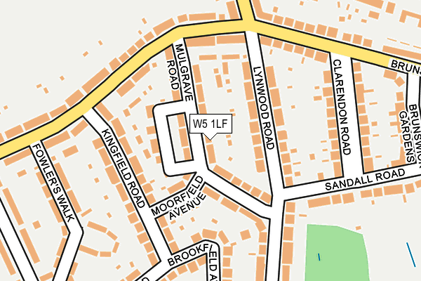 W5 1LF map - OS OpenMap – Local (Ordnance Survey) W5 1LF map - OS OpenMap – Local (Ordnance Survey)