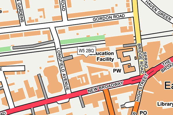 W5 2BQ map - OS OpenMap – Local (Ordnance Survey) W5 2BQ map - OS OpenMap – Local (Ordnance Survey)