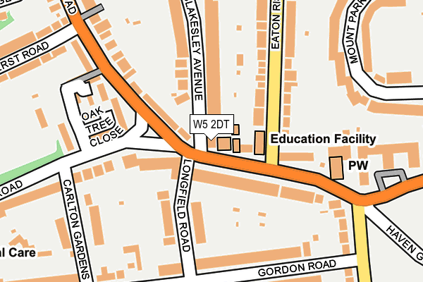 W5 2DT map - OS OpenMap – Local (Ordnance Survey) W5 2DT map - OS OpenMap – Local (Ordnance Survey)