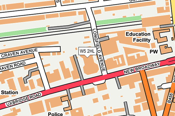 W5 2HL map - OS OpenMap – Local (Ordnance Survey) W5 2HL map - OS OpenMap – Local (Ordnance Survey)
