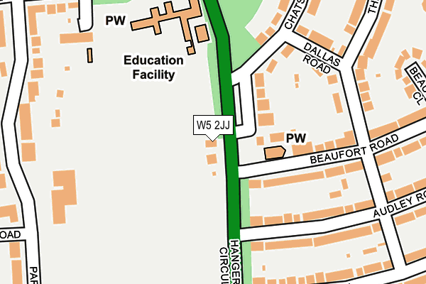 W5 2JJ map - OS OpenMap – Local (Ordnance Survey) W5 2JJ map - OS OpenMap – Local (Ordnance Survey)