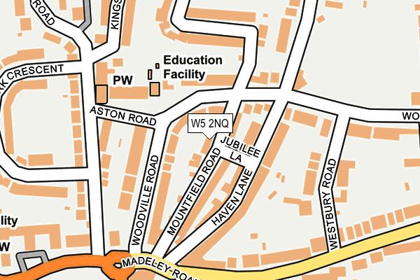 W5 2NQ map - OS OpenMap – Local (Ordnance Survey) W5 2NQ map - OS OpenMap – Local (Ordnance Survey)