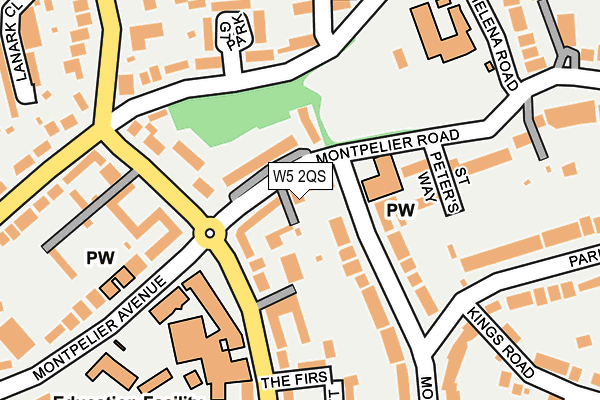 W5 2QS map - OS OpenMap – Local (Ordnance Survey) W5 2QS map - OS OpenMap – Local (Ordnance Survey)