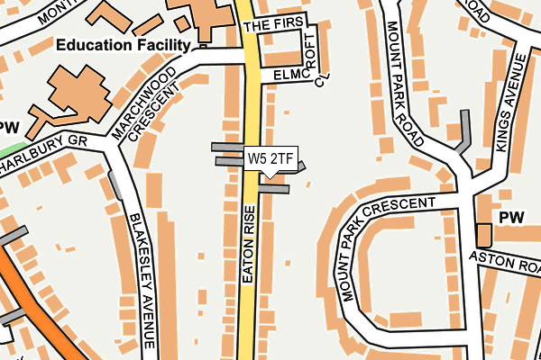 W5 2TF map - OS OpenMap – Local (Ordnance Survey) W5 2TF map - OS OpenMap – Local (Ordnance Survey)