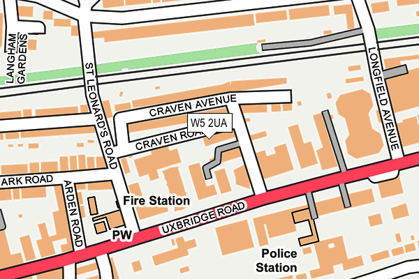 W5 2UA map - OS OpenMap – Local (Ordnance Survey) W5 2UA map - OS OpenMap – Local (Ordnance Survey)
