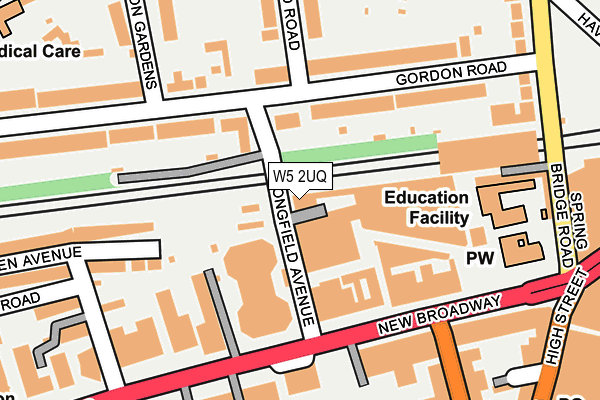 W5 2UQ map - OS OpenMap – Local (Ordnance Survey) W5 2UQ map - OS OpenMap – Local (Ordnance Survey)