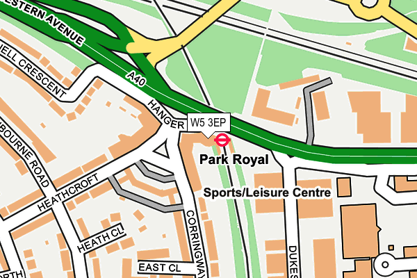 W5 3EP map - OS OpenMap – Local (Ordnance Survey) W5 3EP map - OS OpenMap – Local (Ordnance Survey)