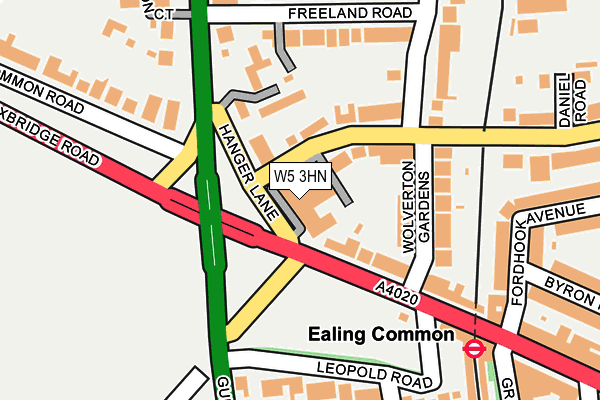 W5 3HN map - OS OpenMap – Local (Ordnance Survey) W5 3HN map - OS OpenMap – Local (Ordnance Survey)