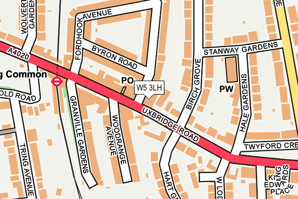 W5 3LH map - OS OpenMap – Local (Ordnance Survey) W5 3LH map - OS OpenMap – Local (Ordnance Survey)