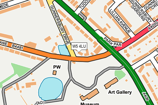 W5 4LU map - OS OpenMap – Local (Ordnance Survey) W5 4LU map - OS OpenMap – Local (Ordnance Survey)