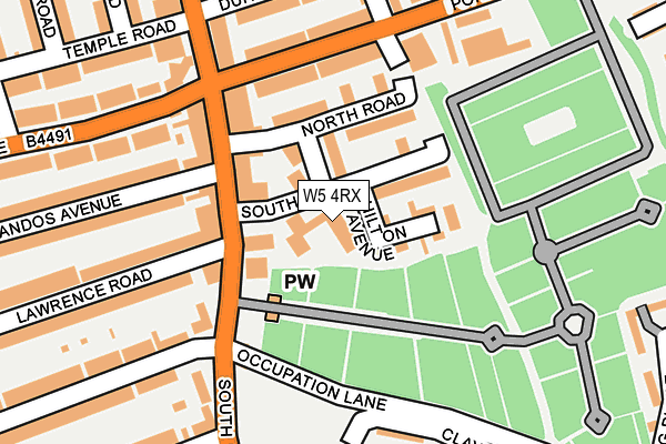 W5 4RX map - OS OpenMap – Local (Ordnance Survey) W5 4RX map - OS OpenMap – Local (Ordnance Survey)