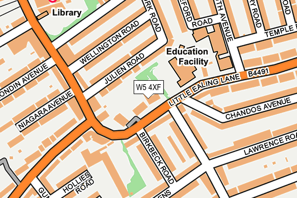 W5 4XF map - OS OpenMap – Local (Ordnance Survey) W5 4XF map - OS OpenMap – Local (Ordnance Survey)