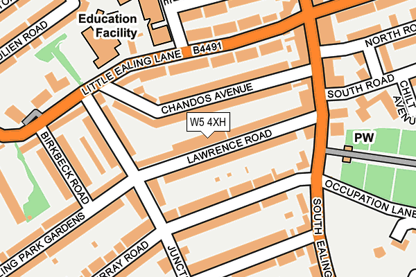 W5 4XH map - OS OpenMap – Local (Ordnance Survey) W5 4XH map - OS OpenMap – Local (Ordnance Survey)