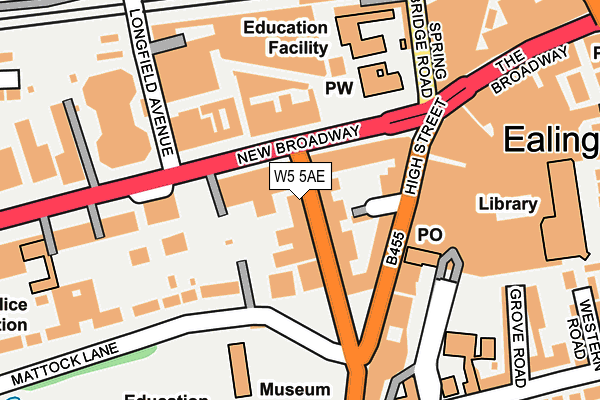 W5 5AE map - OS OpenMap – Local (Ordnance Survey) W5 5AE map - OS OpenMap – Local (Ordnance Survey)