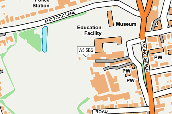 W5 5BS map - OS OpenMap – Local (Ordnance Survey) W5 5BS map - OS OpenMap – Local (Ordnance Survey)