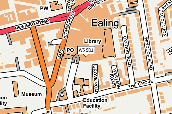 W5 5DJ map - OS OpenMap – Local (Ordnance Survey) W5 5DJ map - OS OpenMap – Local (Ordnance Survey)