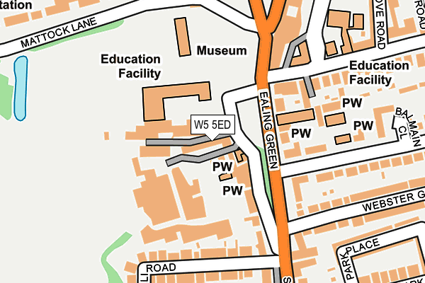W5 5ED map - OS OpenMap – Local (Ordnance Survey) W5 5ED map - OS OpenMap – Local (Ordnance Survey)