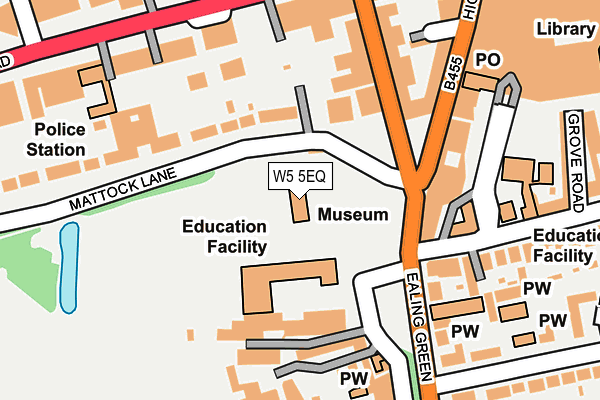 W5 5EQ map - OS OpenMap – Local (Ordnance Survey) W5 5EQ map - OS OpenMap – Local (Ordnance Survey)