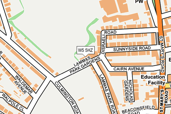 W5 5HZ map - OS OpenMap – Local (Ordnance Survey) W5 5HZ map - OS OpenMap – Local (Ordnance Survey)
