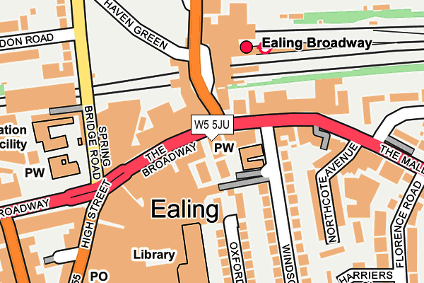 W5 5JU map - OS OpenMap – Local (Ordnance Survey) W5 5JU map - OS OpenMap – Local (Ordnance Survey)