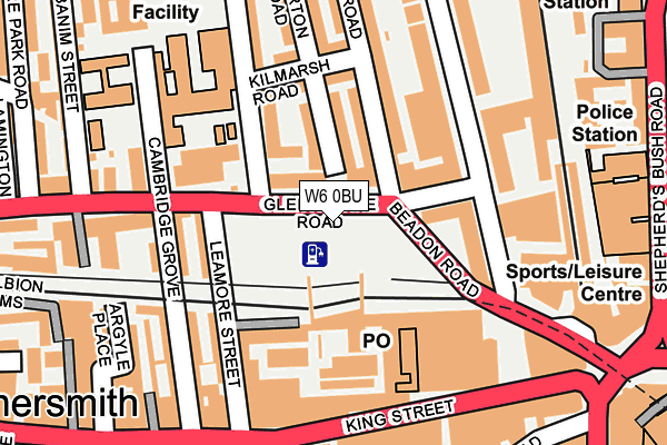 W6 0BU map - OS OpenMap – Local (Ordnance Survey) W6 0BU map - OS OpenMap – Local (Ordnance Survey)