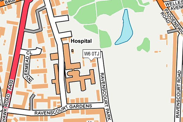 W6 0TJ map - OS OpenMap – Local (Ordnance Survey) W6 0TJ map - OS OpenMap – Local (Ordnance Survey)