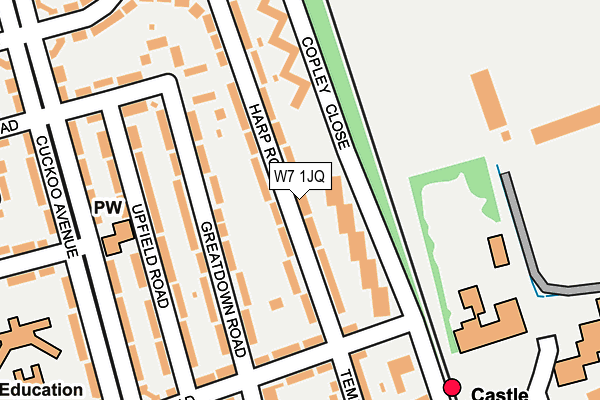 W7 1JQ map - OS OpenMap – Local (Ordnance Survey) W7 1JQ map - OS OpenMap – Local (Ordnance Survey)