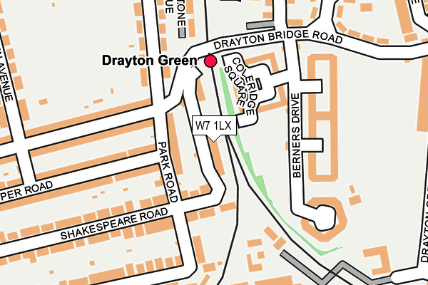 W7 1LX map - OS OpenMap – Local (Ordnance Survey) W7 1LX map - OS OpenMap – Local (Ordnance Survey)