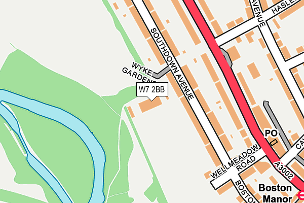W7 2BB map - OS OpenMap – Local (Ordnance Survey) W7 2BB map - OS OpenMap – Local (Ordnance Survey)