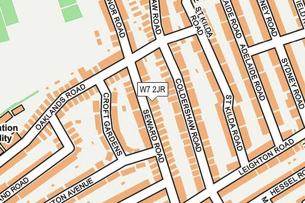 W7 2JR map - OS OpenMap – Local (Ordnance Survey) W7 2JR map - OS OpenMap – Local (Ordnance Survey)