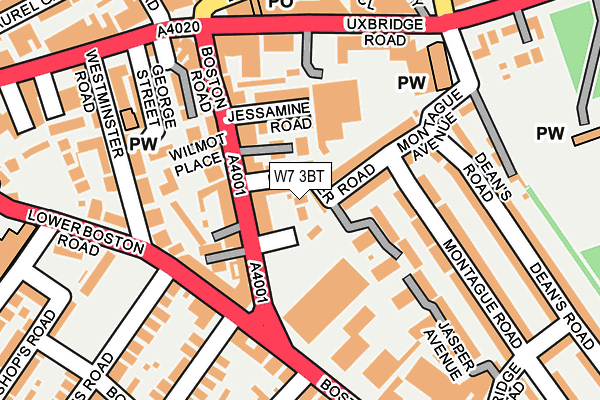 W7 3BT map - OS OpenMap – Local (Ordnance Survey) W7 3BT map - OS OpenMap – Local (Ordnance Survey)