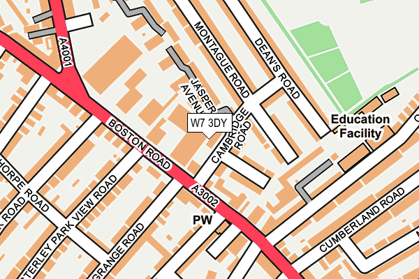 W7 3DY map - OS OpenMap – Local (Ordnance Survey) W7 3DY map - OS OpenMap – Local (Ordnance Survey)