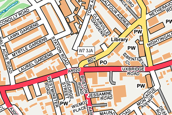 W7 3JA map - OS OpenMap – Local (Ordnance Survey) W7 3JA map - OS OpenMap – Local (Ordnance Survey)
