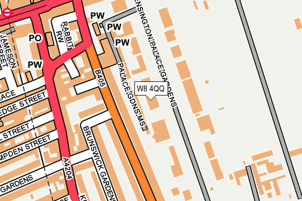 W8 4QQ map - OS OpenMap – Local (Ordnance Survey) W8 4QQ map - OS OpenMap – Local (Ordnance Survey)