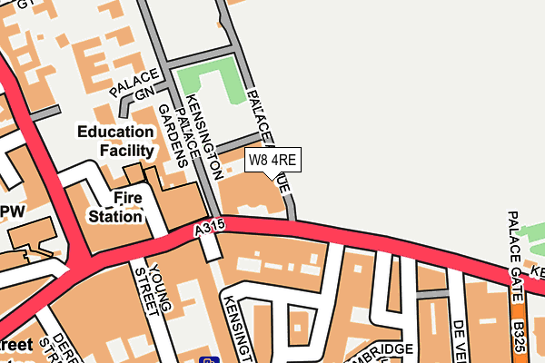 W8 4RE map - OS OpenMap – Local (Ordnance Survey) W8 4RE map - OS OpenMap – Local (Ordnance Survey)