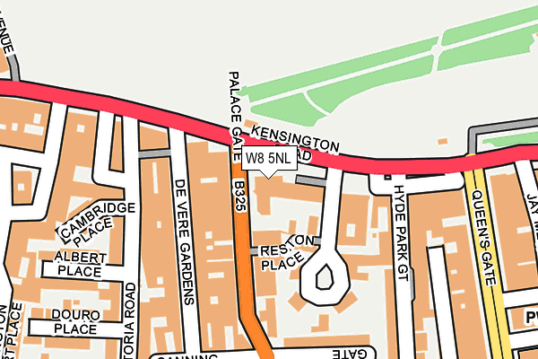 W8 5NL map - OS OpenMap – Local (Ordnance Survey) W8 5NL map - OS OpenMap – Local (Ordnance Survey)