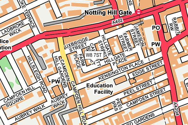 W8 7ST map - OS OpenMap – Local (Ordnance Survey) W8 7ST map - OS OpenMap – Local (Ordnance Survey)
