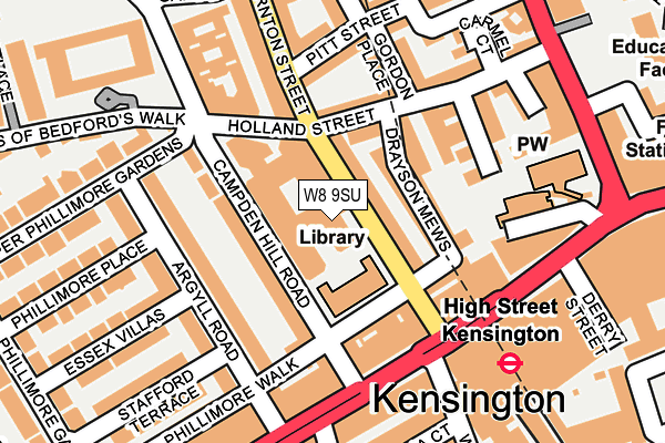 W8 9SU map - OS OpenMap – Local (Ordnance Survey) W8 9SU map - OS OpenMap – Local (Ordnance Survey)