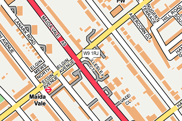 W9 1RJ map - OS OpenMap – Local (Ordnance Survey) W9 1RJ map - OS OpenMap – Local (Ordnance Survey)