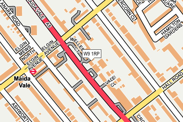 W9 1RP map - OS OpenMap – Local (Ordnance Survey) W9 1RP map - OS OpenMap – Local (Ordnance Survey)